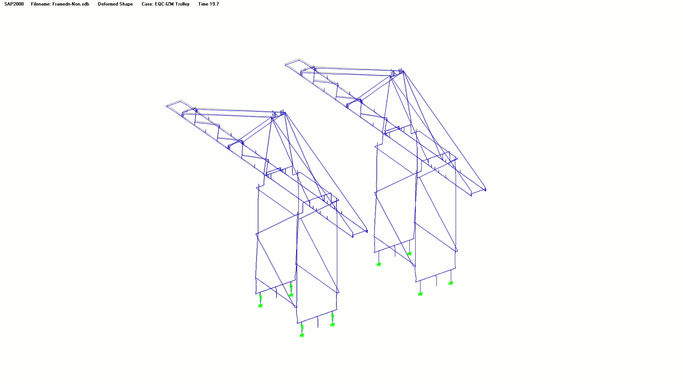 STS Crane Seismic Response Comparison